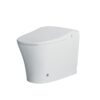 Electronic smart toilet with heated toilet seat