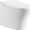 Electronic smart toilet with heated toilet seat