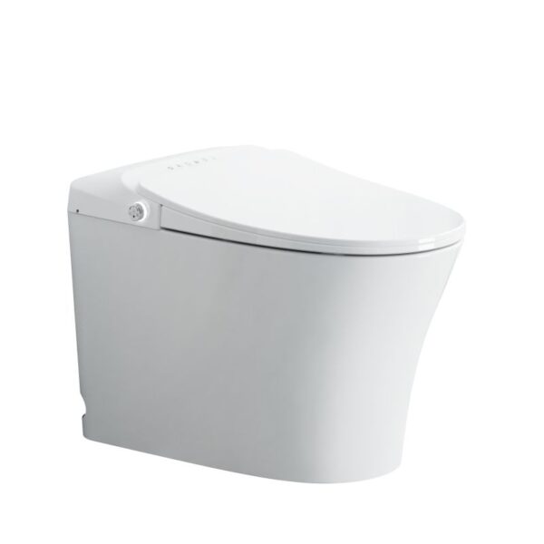 Electronic smart toilet with heated toilet seat