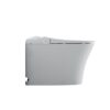Electronic smart toilet with heated toilet seat