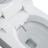 Electronic smart toilet with heated toilet seat