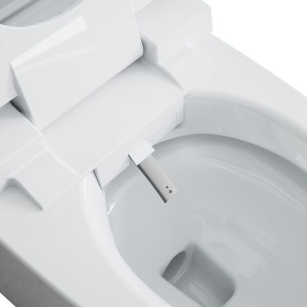 Electronic smart toilet with heated toilet seat
