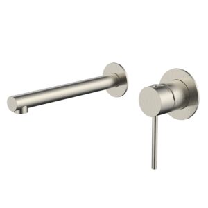 Stainless steel single lever concealed wall basin faucet