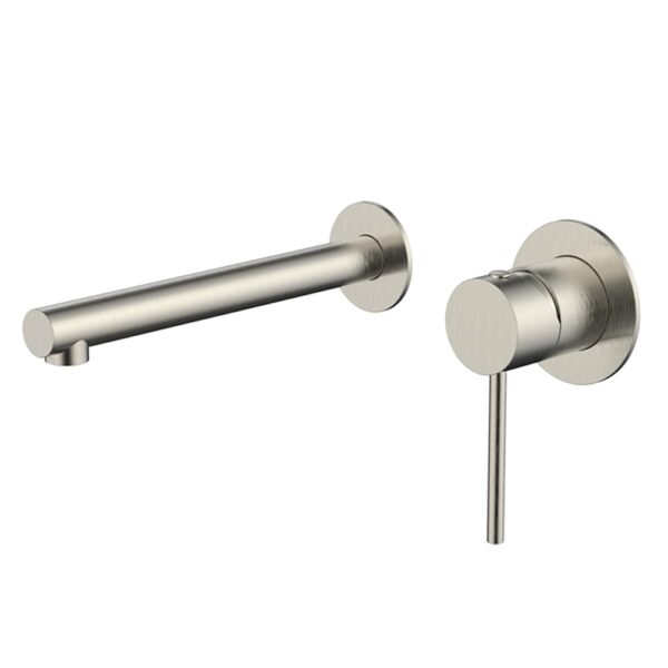 Stainless steel single lever concealed wall basin faucet