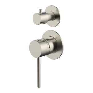 Stainless steel single lever concealed bath shower faucet with diverter