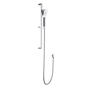 Modern handheld shower with slide bar and hose