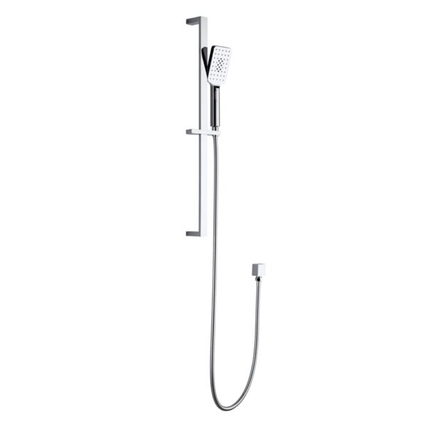 Modern handheld shower with slide bar and hose