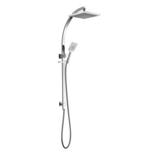 Rain shower system exposed pipe mixer faucet set