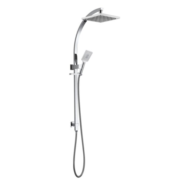 Rain shower system exposed pipe mixer faucet set