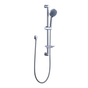 Wall mount adjustable holder set chrome finished