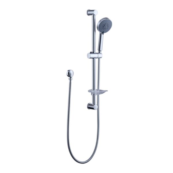 Wall mount adjustable holder set chrome finished